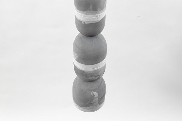 capsule dark lampara de techo yeso grises otherform