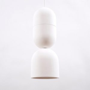 capsule white small lampara de techo yeso otherform