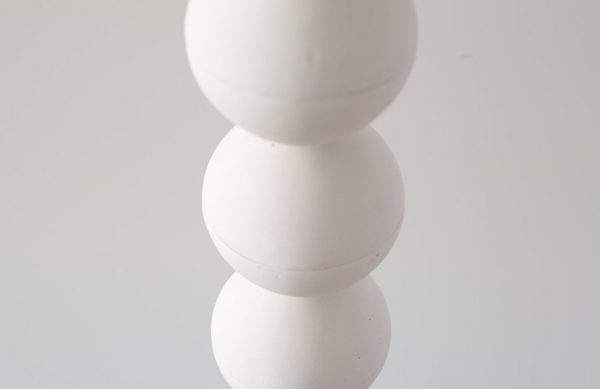 tube spheres white lampara de techo yeso otherform