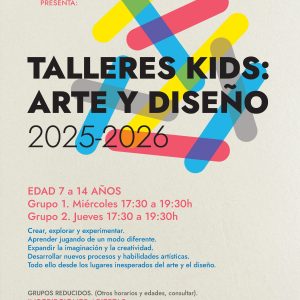 talleres infantiles 7 a 14 años arte diseño creatividad experimentación Madrid