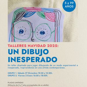 talleres infantiles 5 a 99 años. Dibujo inesperado, arte diseño creatividad experimentación Madrid